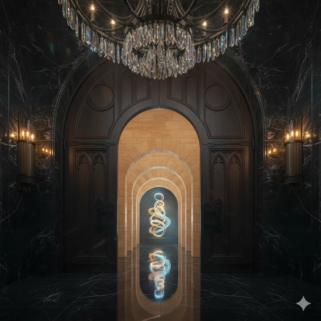 Entryway design showcasing first-impression atmospheric impact through depth